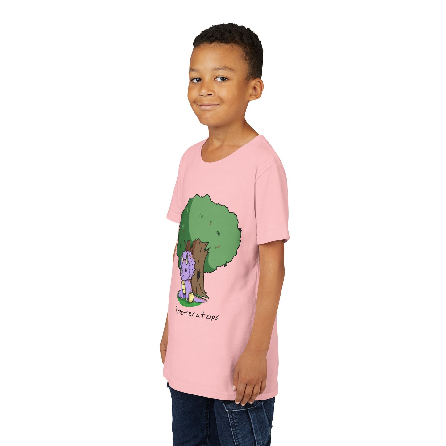 ‘Tree-ceratops’ Trixie Triceratops Dinosaur Youth Tee
