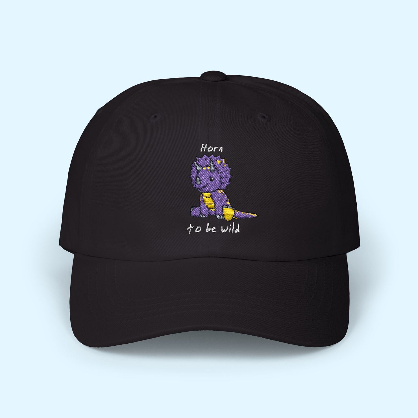 ‘Horn to be Wild’ Triceratops Classic Dad Cap - Trixie - Dark