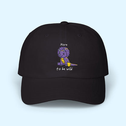 ‘Horn to be Wild’ Triceratops Classic Dad Cap - Trixie - Dark