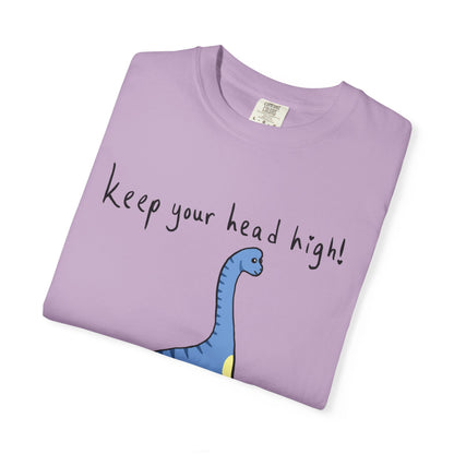 ‘Keep Your Head High’ Billy Brachiosaurus Dinosaur Unisex T-shirt