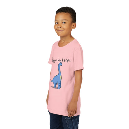 ‘Keep Your Head High’ Billy Brachiosaurus Dinosaur Youth Tee
