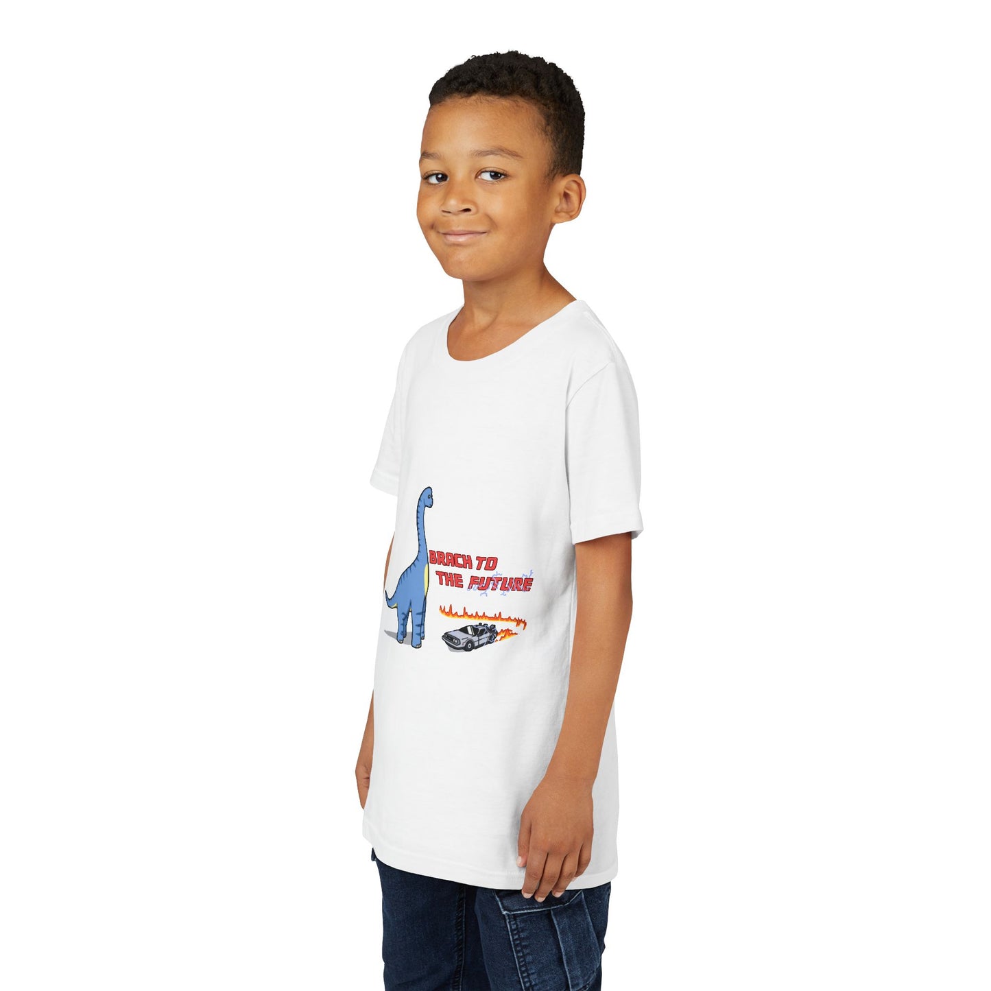 ‘Brach to the Future’ Billy Brachiosaurus Dinosaur Youth Tee