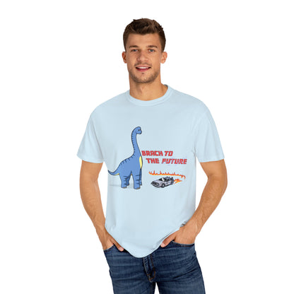 ‘Brach to the Future’ Billy Brachiosaurus Dinosaur Unisex T-shirt