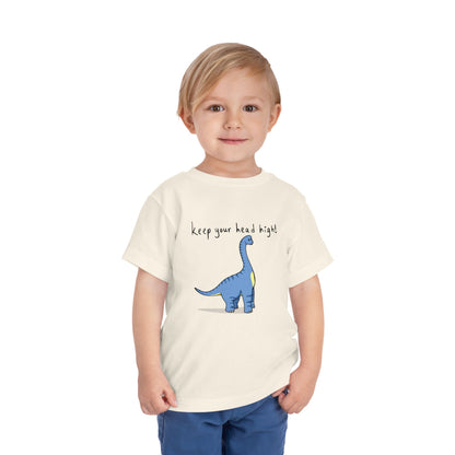 ‘Keep Your Head High’ Billy Brachiosaurus Dinosaur Toddler Tee