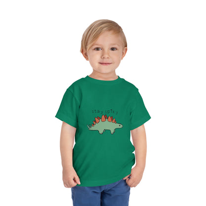 ‘Stay Spiky’ Sammy Stegosaurus Dinosaur Toddler Tee