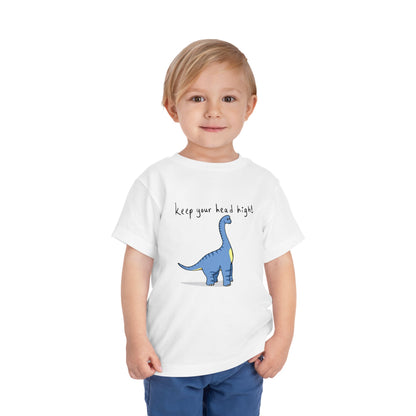 ‘Keep Your Head High’ Billy Brachiosaurus Dinosaur Toddler Tee