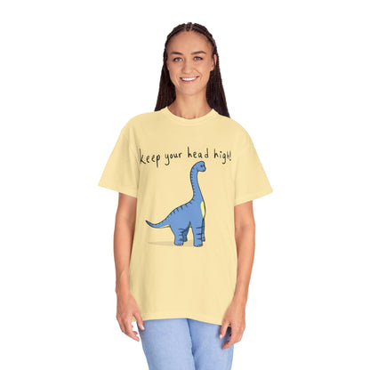 ‘Keep Your Head High’ Billy Brachiosaurus Dinosaur Unisex T-shirt