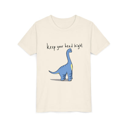 ‘Keep Your Head High’ Billy Brachiosaurus Dinosaur Youth Tee