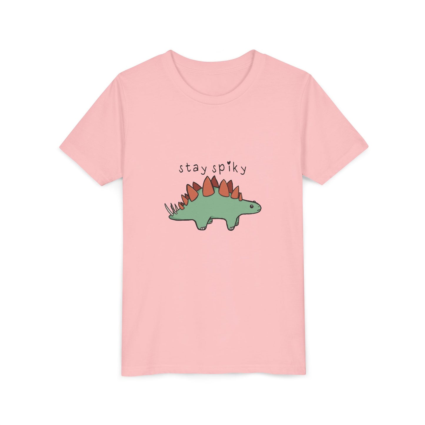 ‘Stay Spiky’ Sammy Stegosaurus Dinosaur Youth Tee