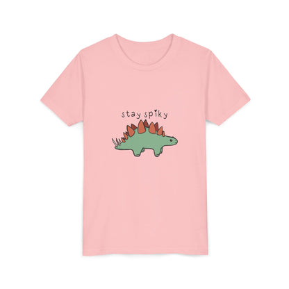 ‘Stay Spiky’ Sammy Stegosaurus Dinosaur Youth Tee