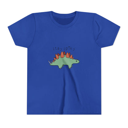 ‘Stay Spiky’ Sammy Stegosaurus Dinosaur Youth Tee