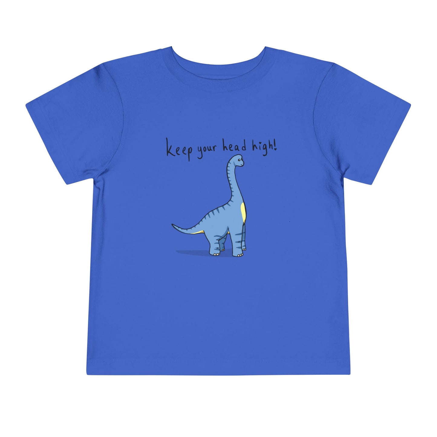 ‘Keep Your Head High’ Billy Brachiosaurus Dinosaur Toddler Tee