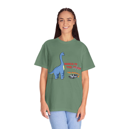 ‘Brach to the Future’ Billy Brachiosaurus Dinosaur Unisex T-shirt