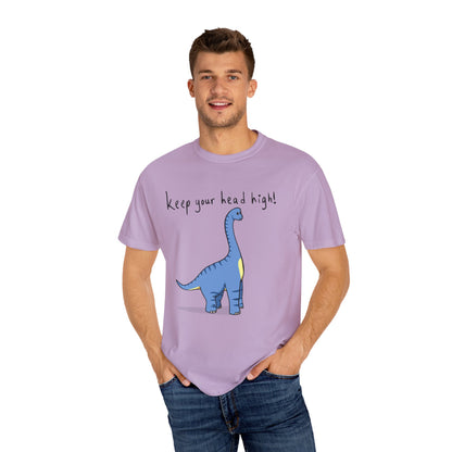 ‘Keep Your Head High’ Billy Brachiosaurus Dinosaur Unisex T-shirt
