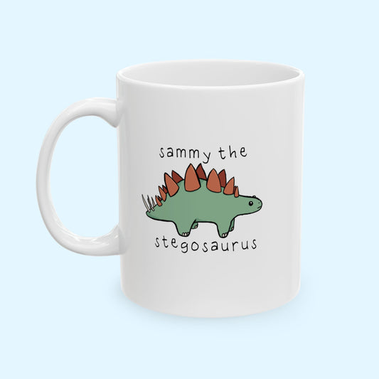 ‘Sammy the Stegosaurus’ Dinosaur Ceramic Mug