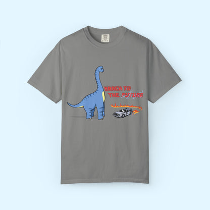 ‘Brach to the Future’ Billy Brachiosaurus Dinosaur Unisex T-shirt