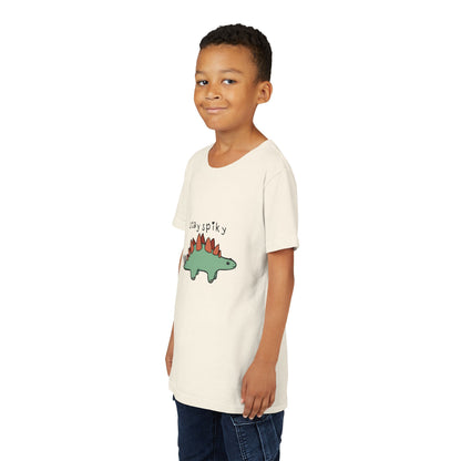 ‘Stay Spiky’ Sammy Stegosaurus Dinosaur Youth Tee