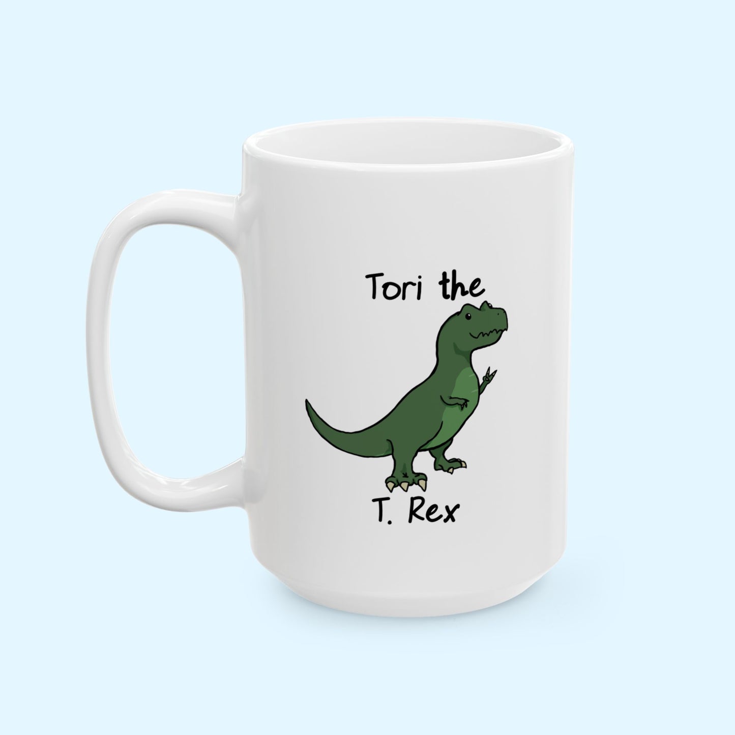 ‘Tori the T. Rex’ Dinosaur Ceramic Mug