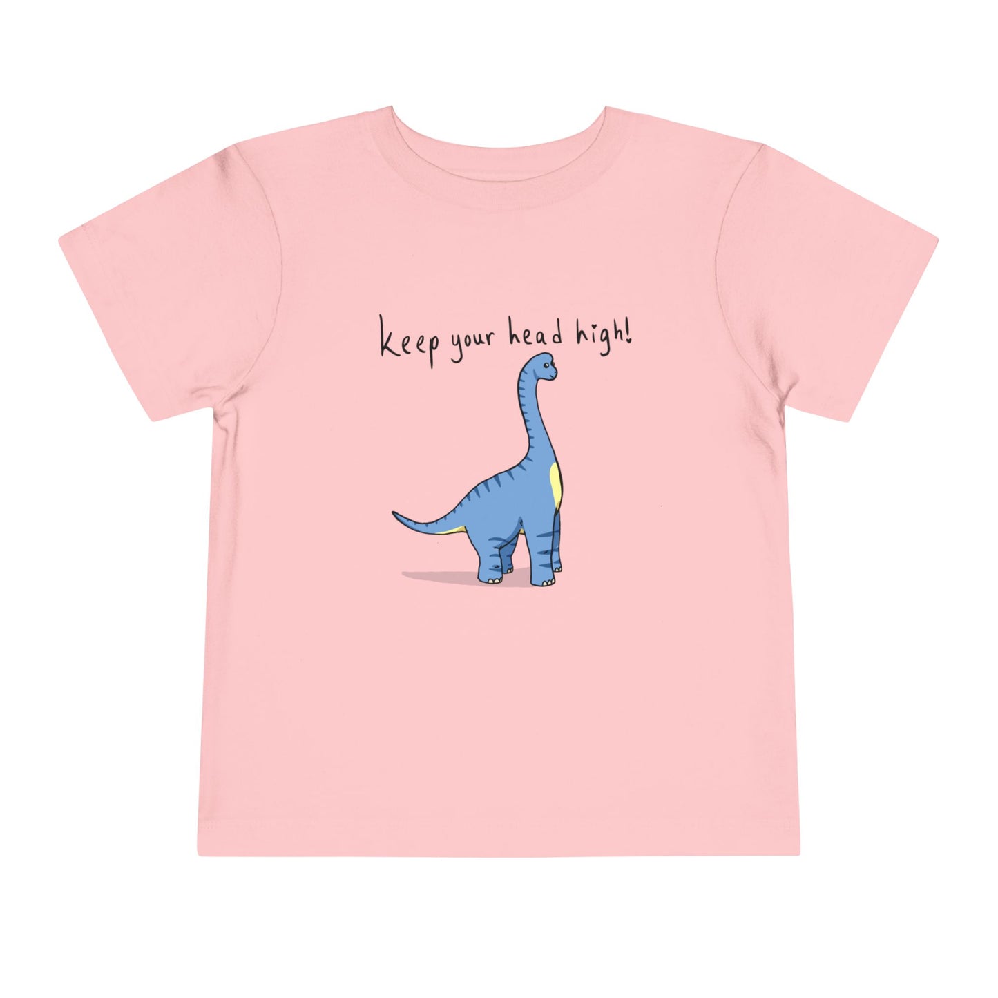 ‘Keep Your Head High’ Billy Brachiosaurus Dinosaur Toddler Tee