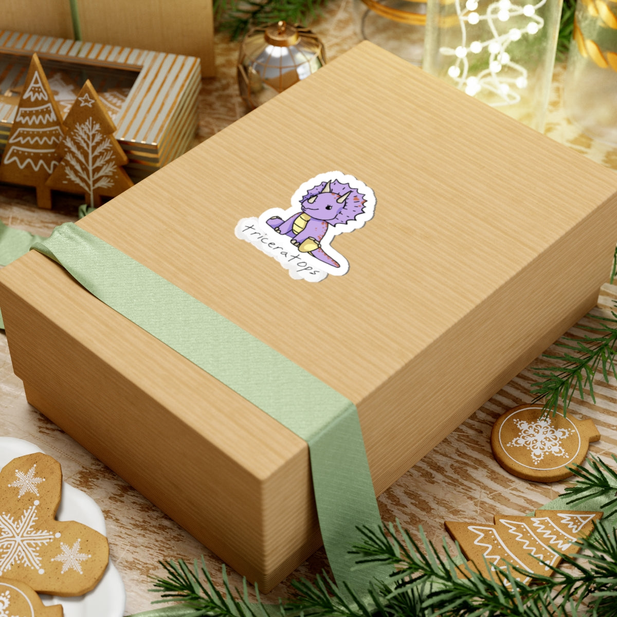 ‘Triceratops’ Trixie Triceratops Dinosaur Sticker
