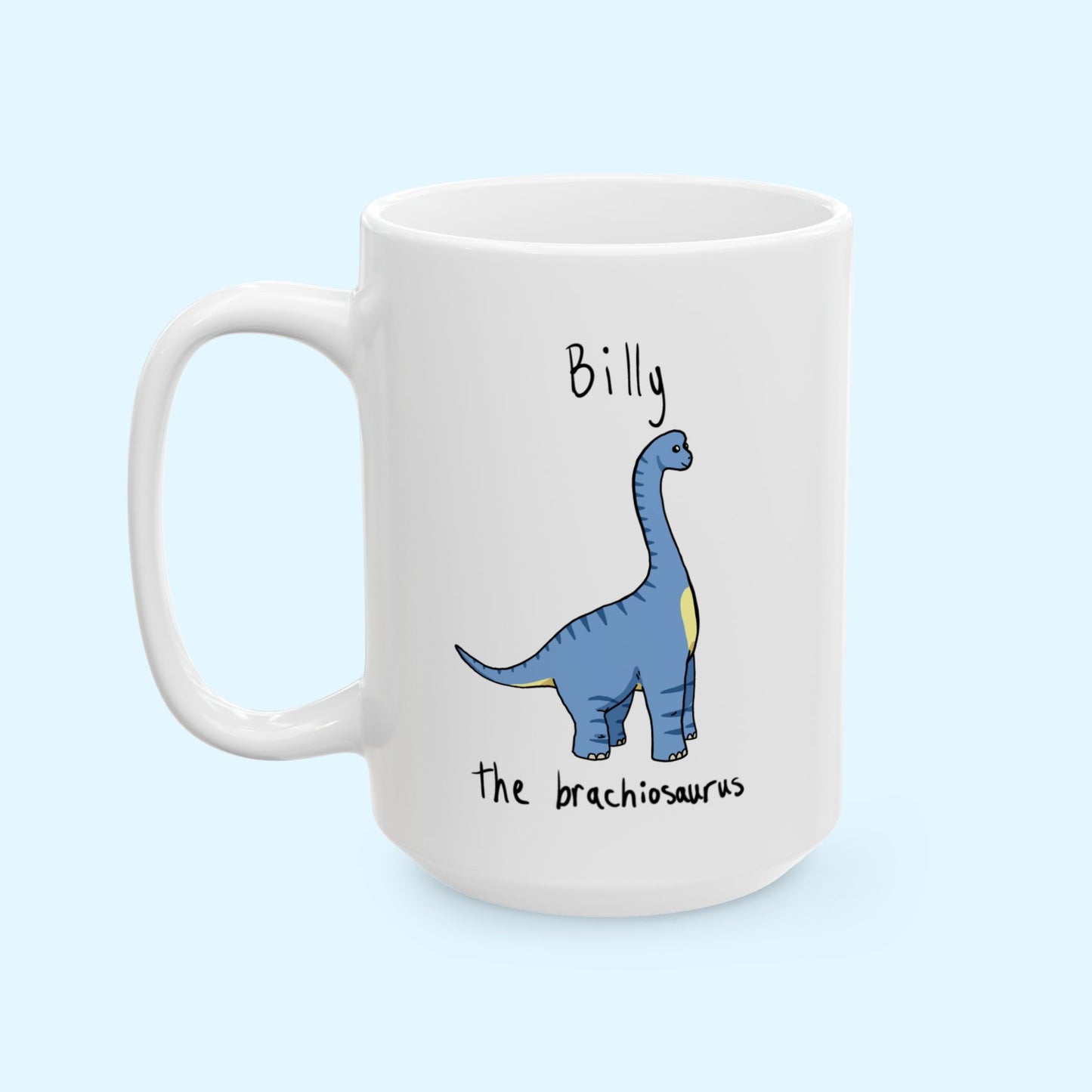 ‘Billy the Brachiosaurus’ Dinosaur Ceramic Mug
