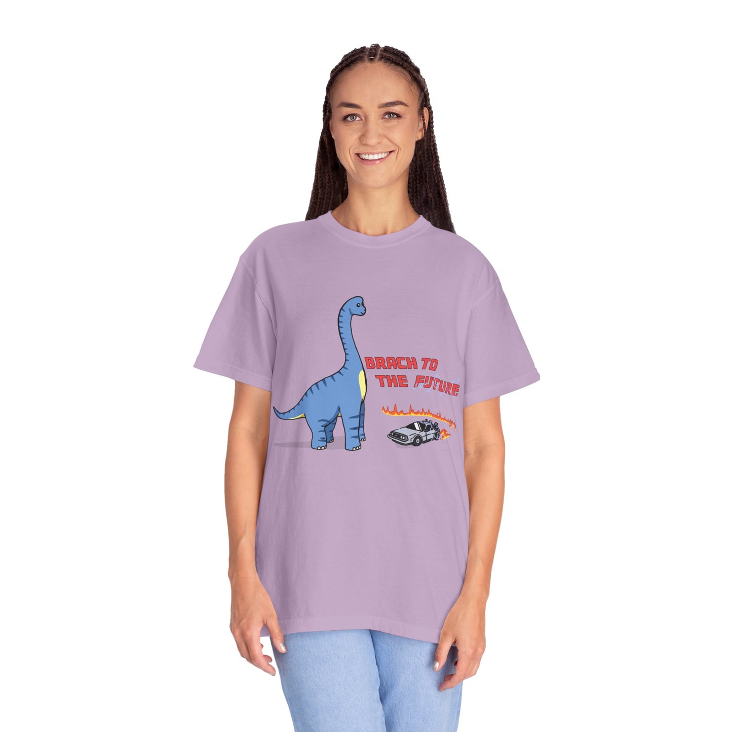 ‘Brach to the Future’ Billy Brachiosaurus Dinosaur Unisex T-shirt
