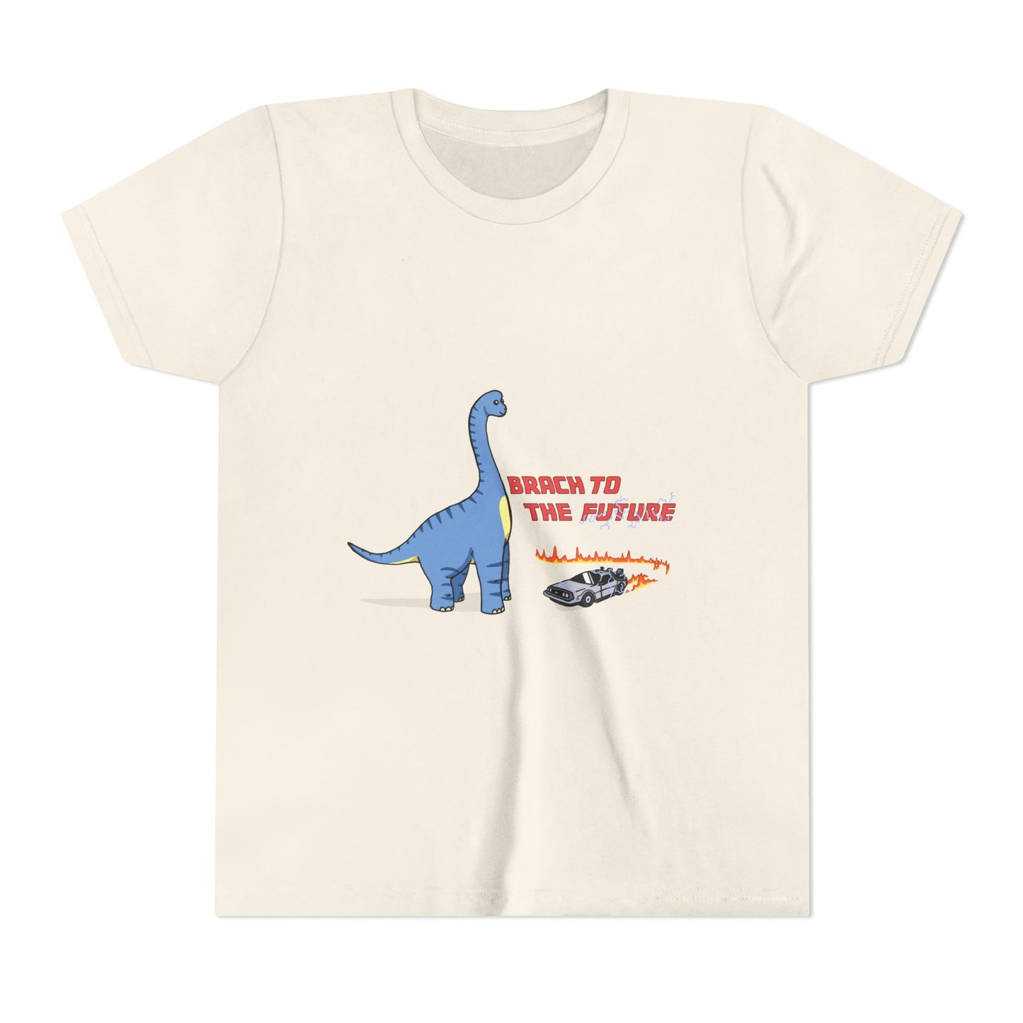 ‘Brach to the Future’ Billy Brachiosaurus Dinosaur Youth Tee