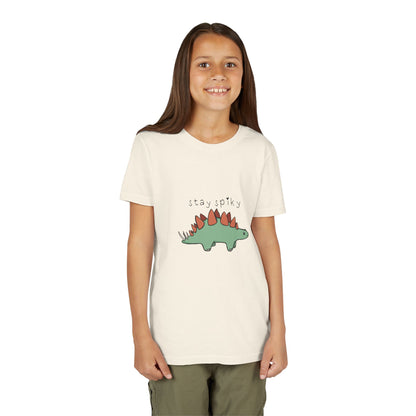 ‘Stay Spiky’ Sammy Stegosaurus Dinosaur Youth Tee