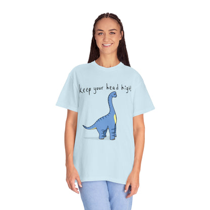 ‘Keep Your Head High’ Billy Brachiosaurus Dinosaur Unisex T-shirt