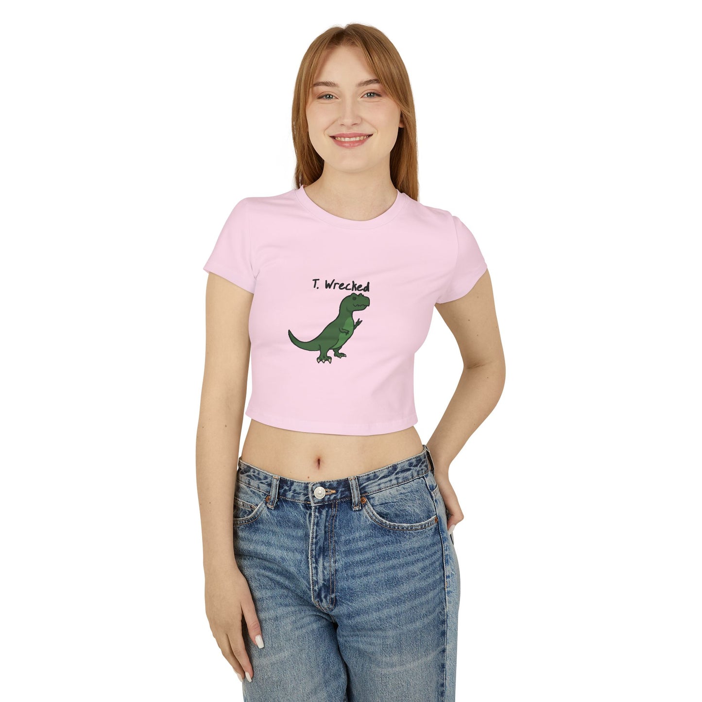 ‘T. Wrecked’ Tori T. Rex Dinosaur Baby Tee