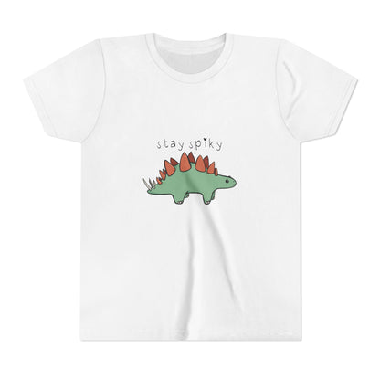 ‘Stay Spiky’ Sammy Stegosaurus Dinosaur Youth Tee