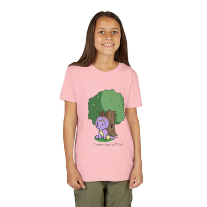 ‘Tree-ceratops’ Trixie Triceratops Dinosaur Youth Tee