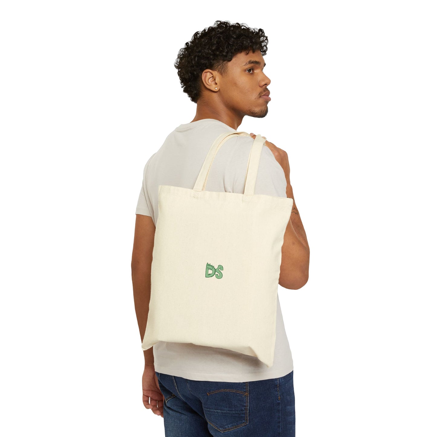 ‘Rawr-some’ Tori T. Rex  Dinosaur Canvas Tote Bag
