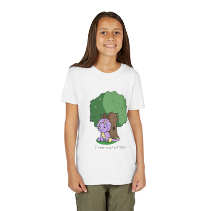 ‘Tree-ceratops’ Trixie Triceratops Dinosaur Youth Tee