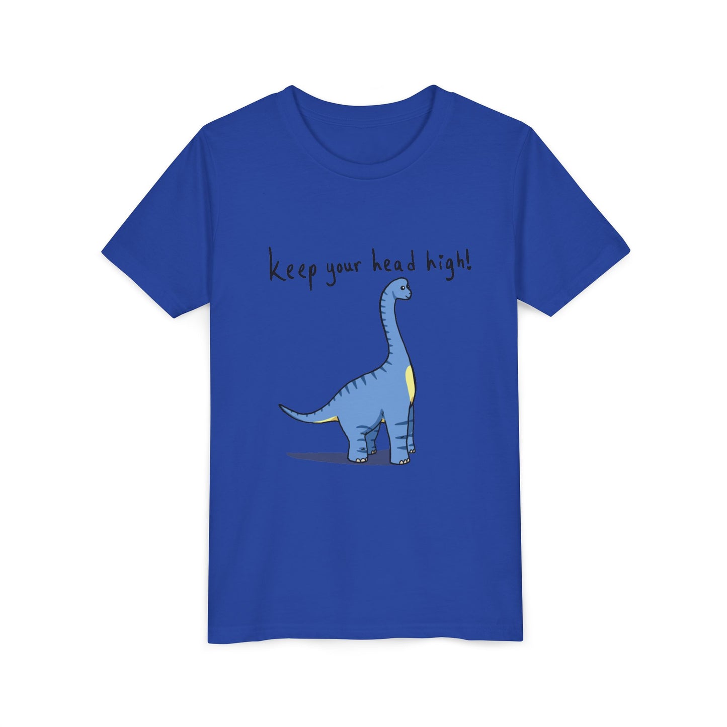 ‘Keep Your Head High’ Billy Brachiosaurus Dinosaur Youth Tee