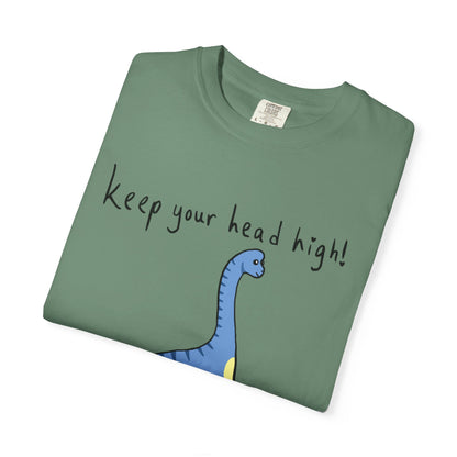 ‘Keep Your Head High’ Billy Brachiosaurus Dinosaur Unisex T-shirt