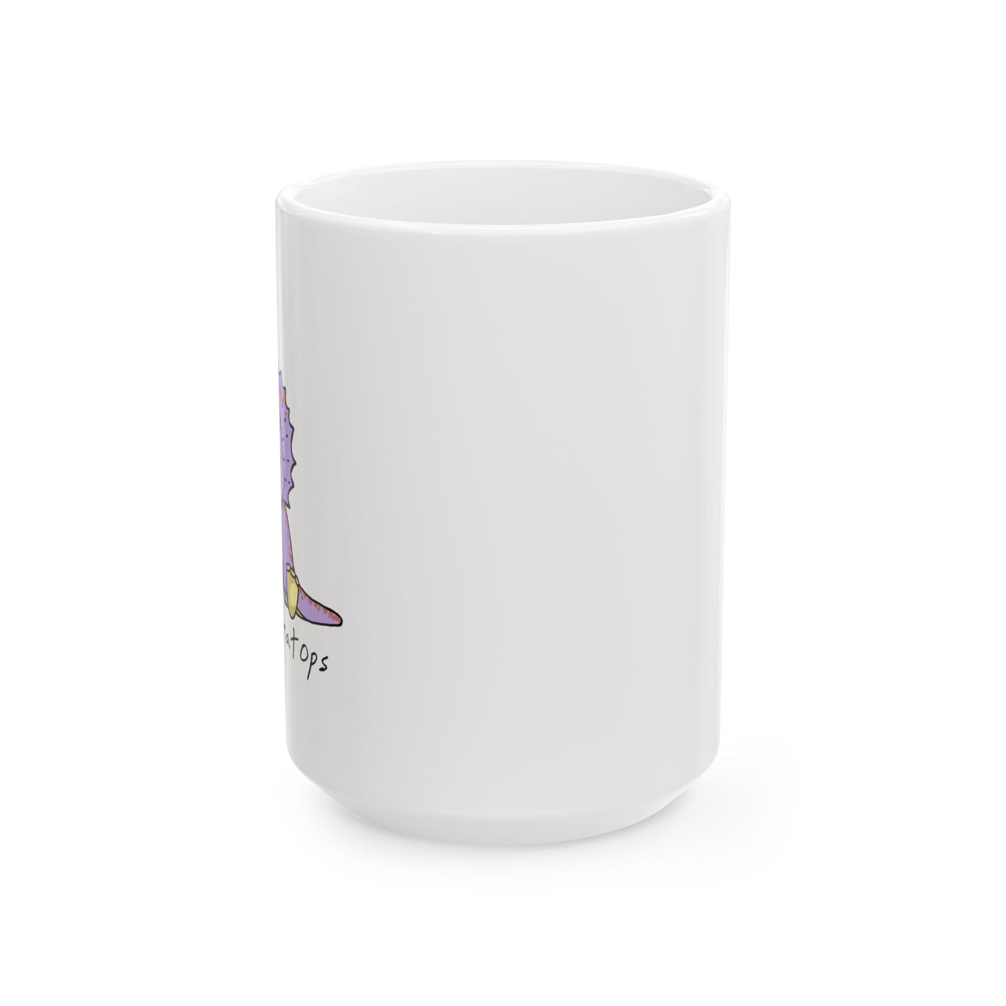 ‘Triceratops’ Dinosaur Ceramic Mug - Trixie