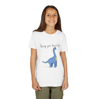 ‘Keep Your Head High’ Billy Brachiosaurus Dinosaur Youth Tee