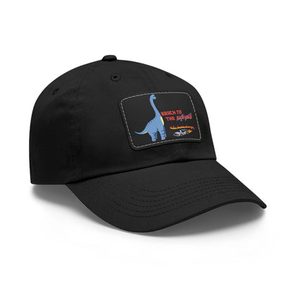 ‘Brach to the Future’ Billy Brachiosaurus Classic Dad Cap with Leather Patch
