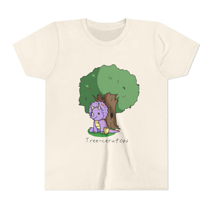 ‘Tree-ceratops’ Trixie Triceratops Dinosaur Youth Tee