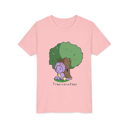 ‘Tree-ceratops’ Trixie Triceratops Dinosaur Youth Tee