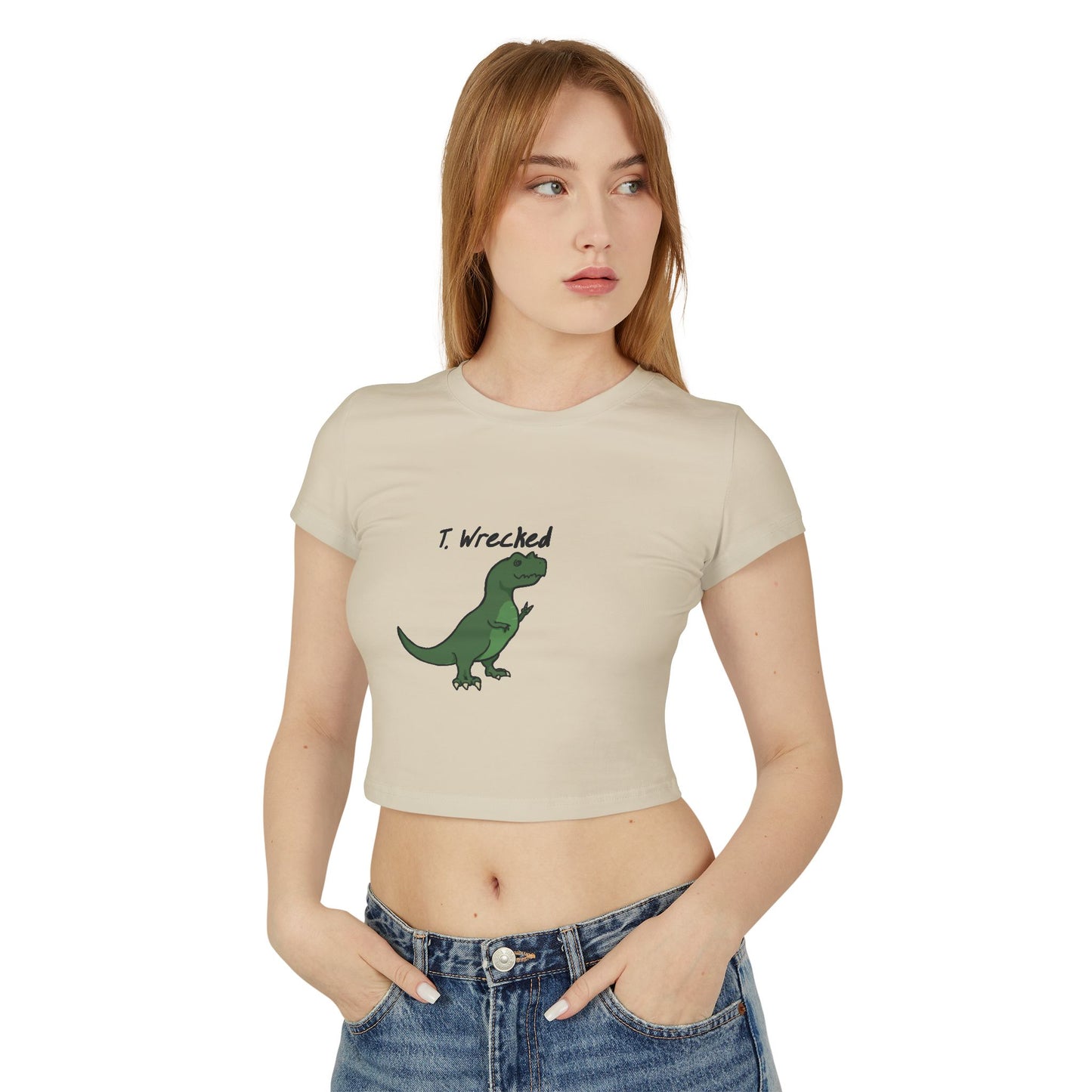 ‘T. Wrecked’ Tori T. Rex Dinosaur Baby Tee
