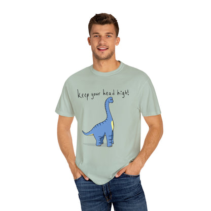 ‘Keep Your Head High’ Billy Brachiosaurus Dinosaur Unisex T-shirt