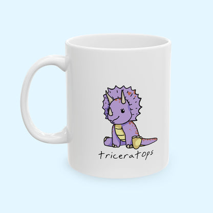‘Triceratops’ Dinosaur Ceramic Mug - Trixie