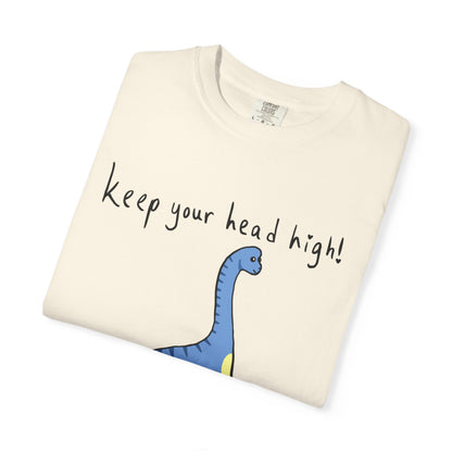 ‘Keep Your Head High’ Billy Brachiosaurus Dinosaur Unisex T-shirt