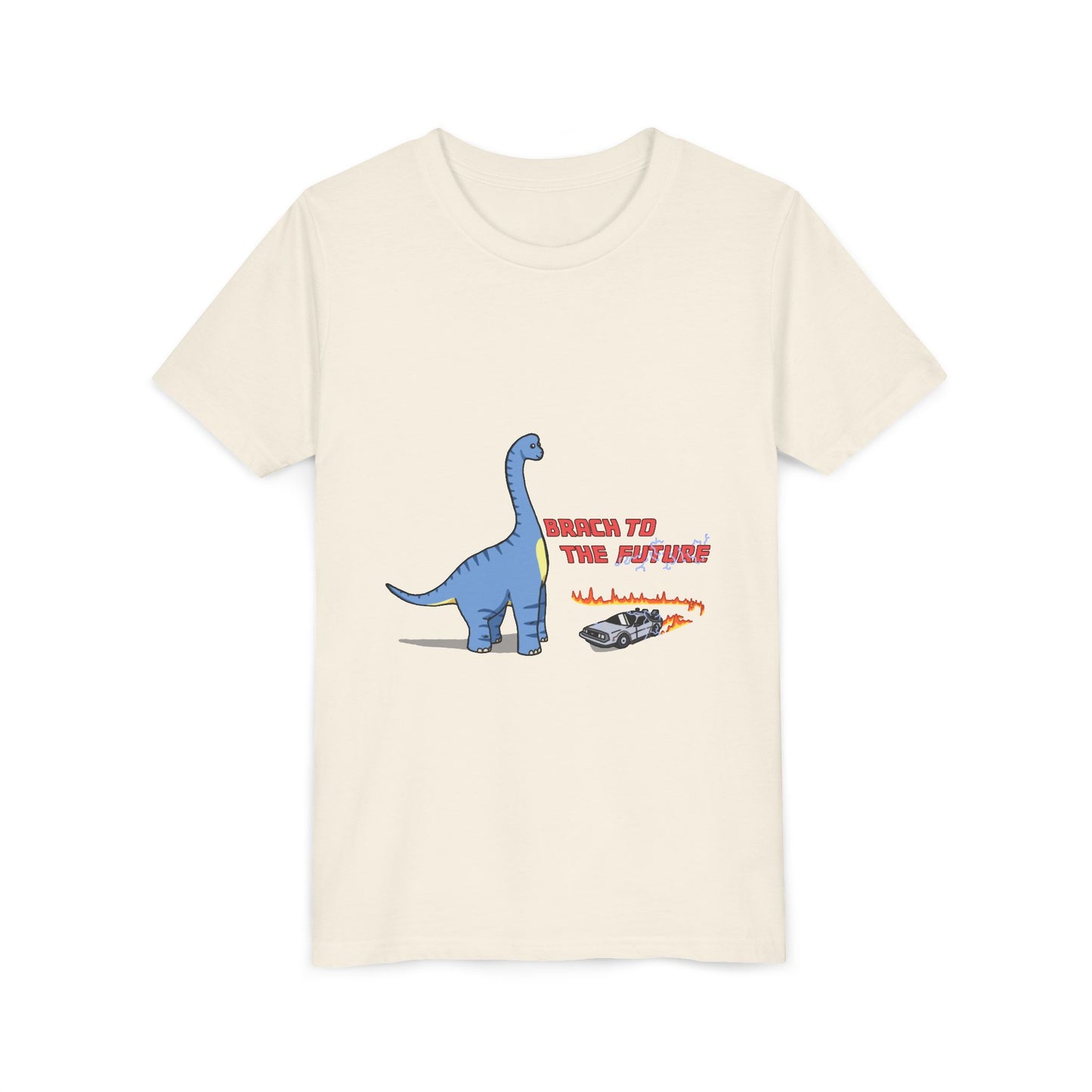 ‘Brach to the Future’ Billy Brachiosaurus Dinosaur Youth Tee