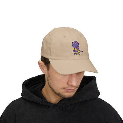 ‘Horny’ Triceratops Classic Dad Cap - Trixie - Light