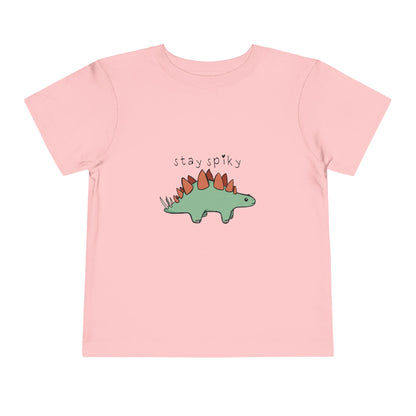 ‘Stay Spiky’ Sammy Stegosaurus Dinosaur Toddler Tee
