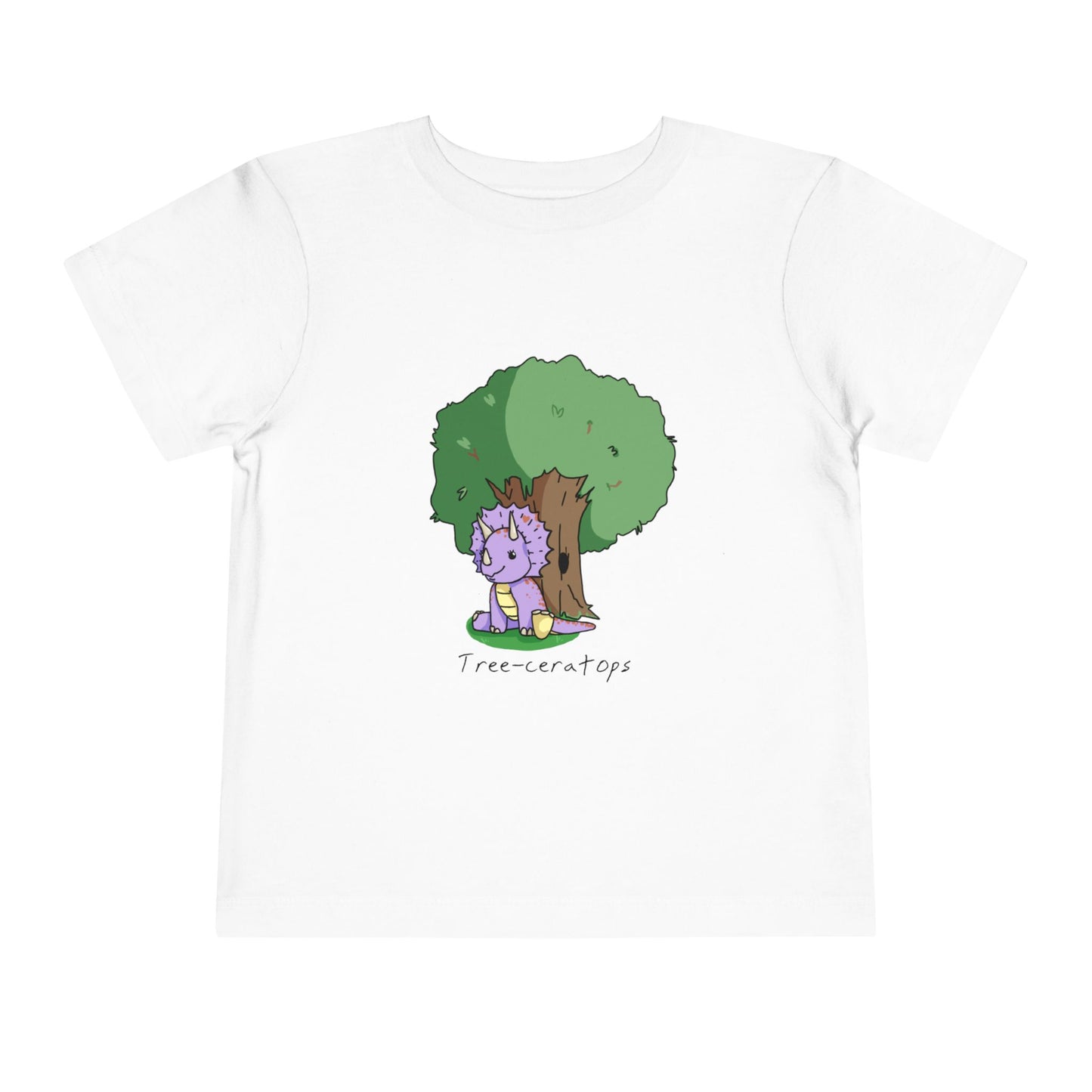 ‘Tree-ceratops’ Trixie Triceratops Dinosaur Toddler Tee