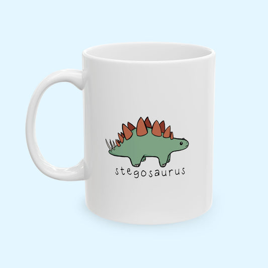 ‘Stegosaurus’ Dinosaur Ceramic Mug - Sammy